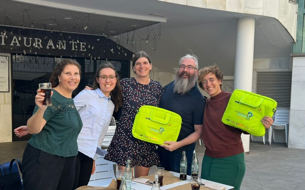 Internationales ULTFARMS-Projektteam v.l.n.r.: Ghada El Serafy, Emma Huijben, Eva Strothotte, Tim Staufenberger, Mieke Eggermont