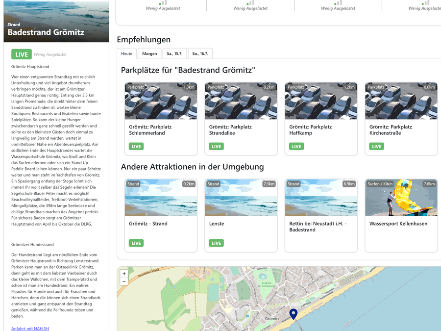 FH Kiel und FH Westküste entwickeln Konzept und Prototypen für digitales Besuchermanagementsystem im Tourismus